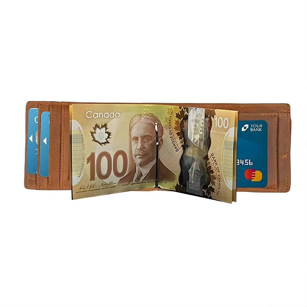 Money Clip Wallet - Holds up to 20 Bills and 12 Credit Cards - Cardholder